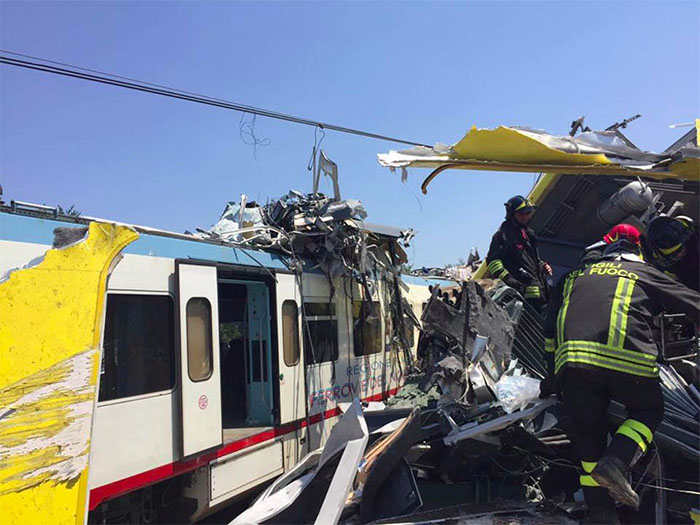Incidente ferroviario oggi a Bari